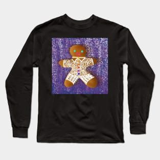 Gingerbread person man Long Sleeve T-Shirt